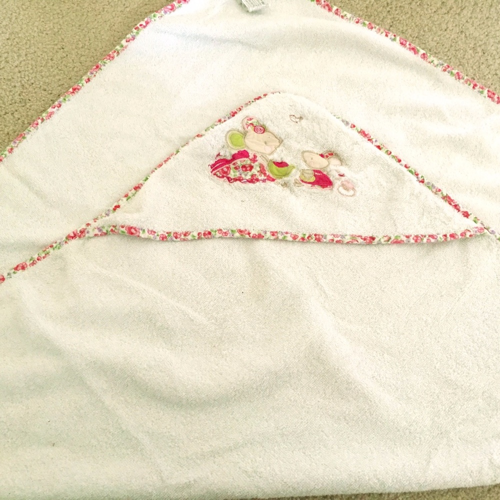 Zara Home Embroidered Towel & Hooded Towel Set
